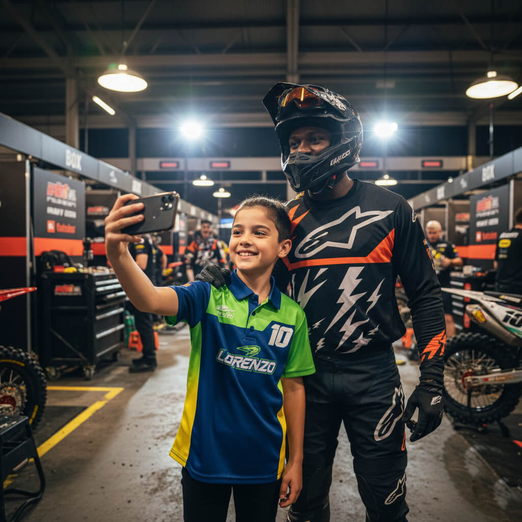 Lorenzo racing action 3