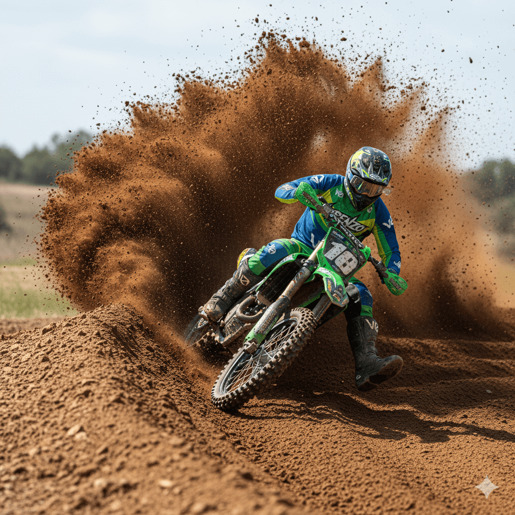 Lorenzo racing action 6