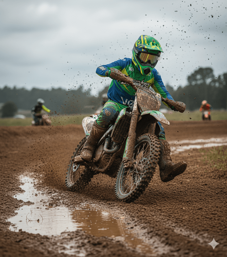 Lorenzo racing action 5